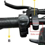 Light Switch On/Off Control left Side Grip for Ebike ST202